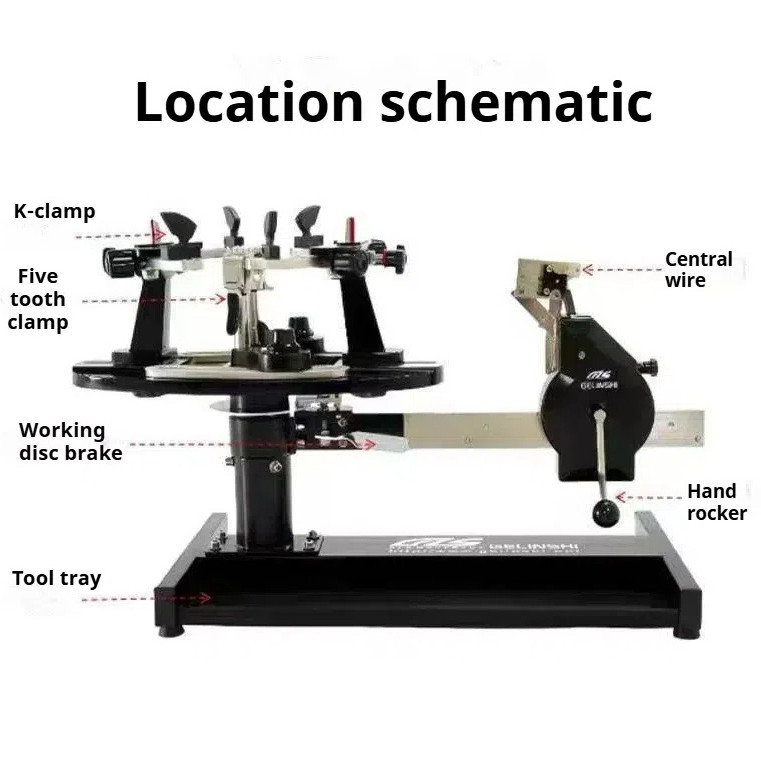 table desk type manual tennis badminton racket stringing machines ...