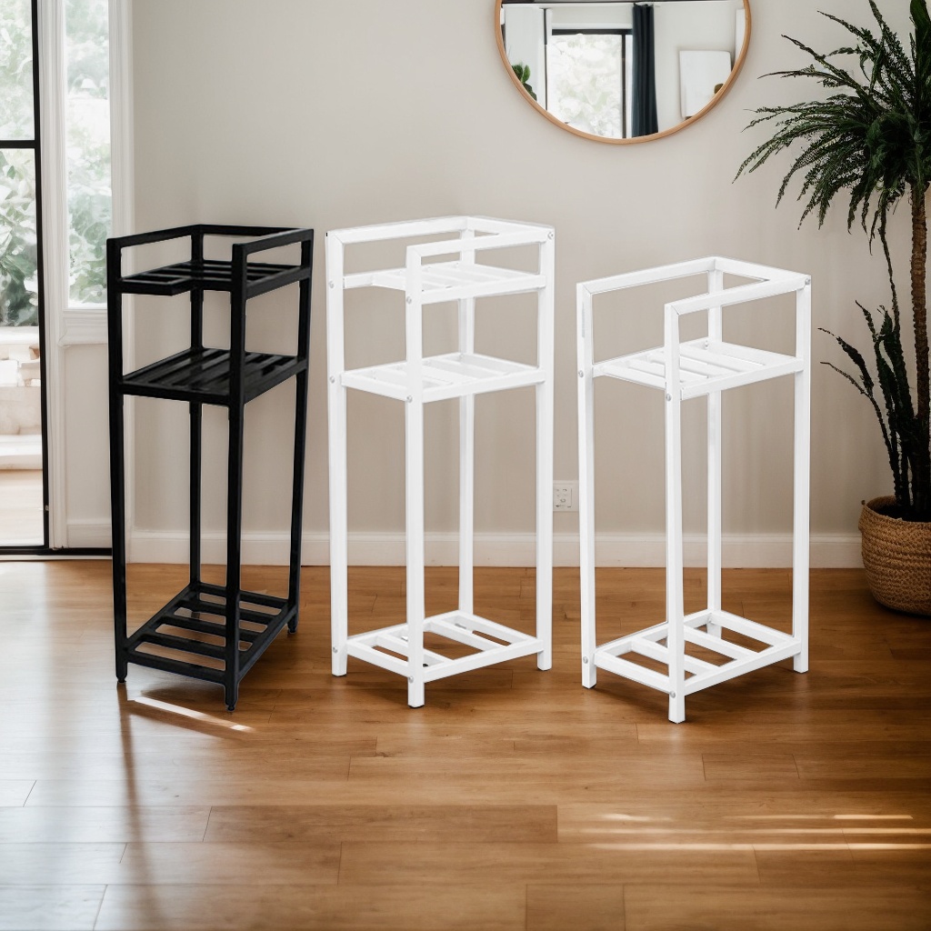 2/3 Layer Kitchen bucket rack Stand high-capacity stainless steel Rack ...