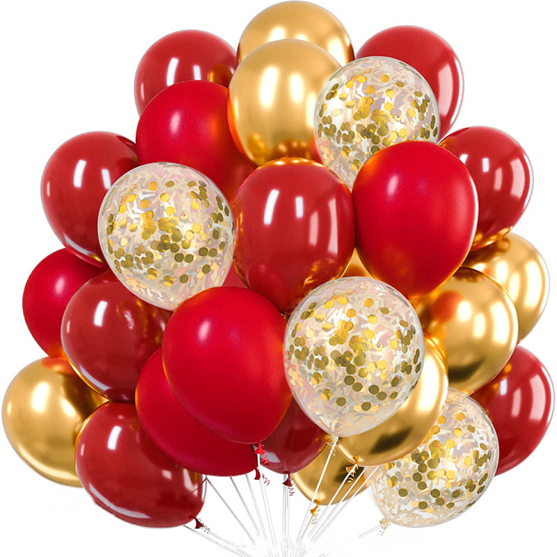30Pcs Metallic Latex Balloon Set Latex Party Balloons for Various Party ...