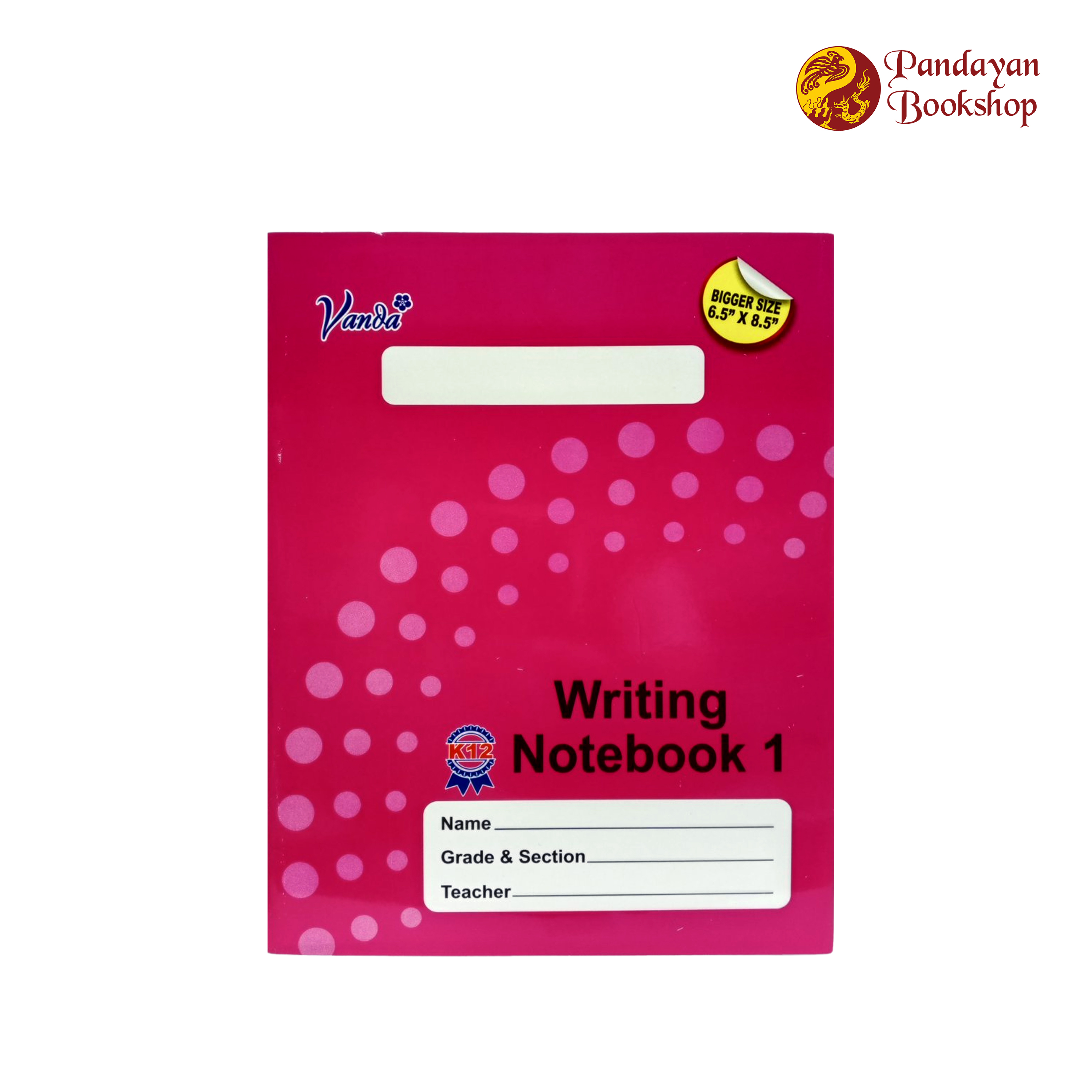Vanda K-12 Writing Notebook 2 6.5