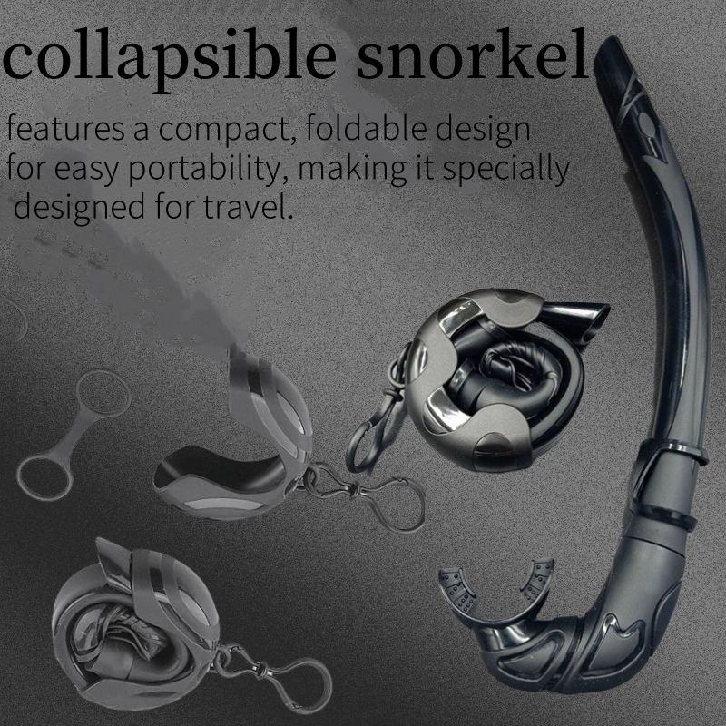 DIVI Folded Snorkeling Set for Adult Diving Mask Snorkel Scuba Diving ...