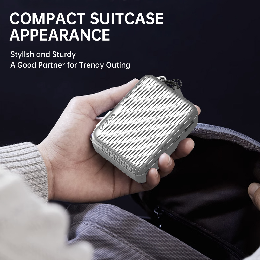 Orashare PRS10 10000mAh Powerbank Built-in Retractable USB-C