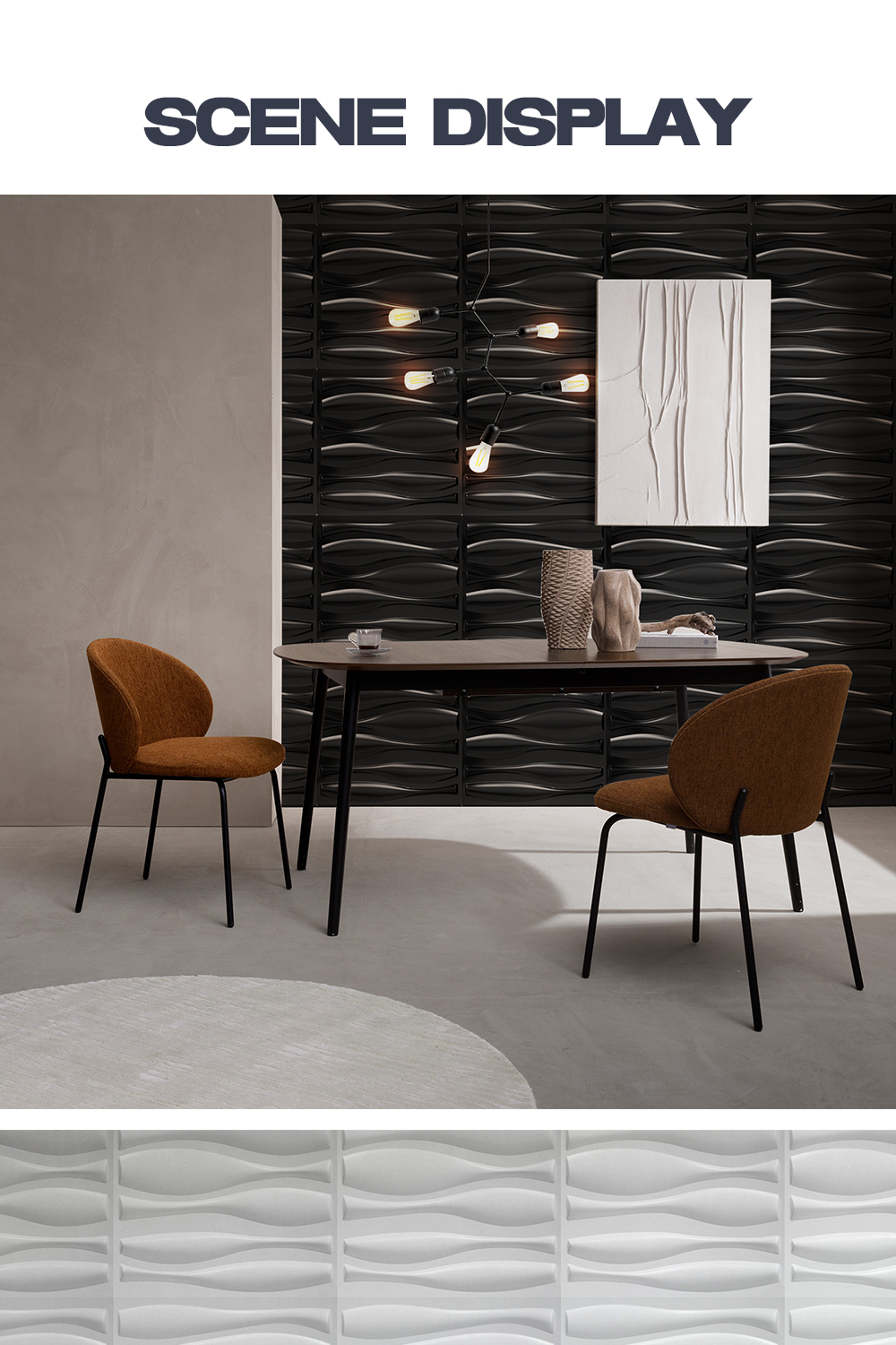 Pvc Wall Panel 3D Design Wallpaper For Room Kitchen Living Room ...