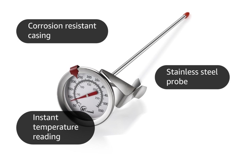 Mechanical Thermometer, Extra Long Kitchen Thermometer | Shopee Philippines