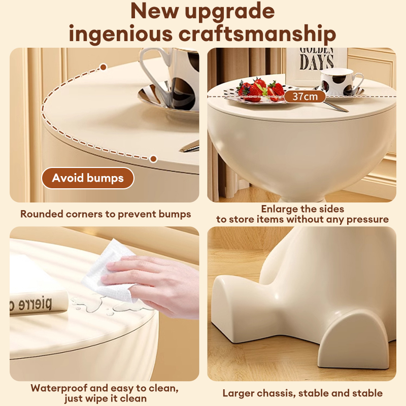 Creative Bedside Table Tea Table Storage Simple Modern Style Sofa Table ...