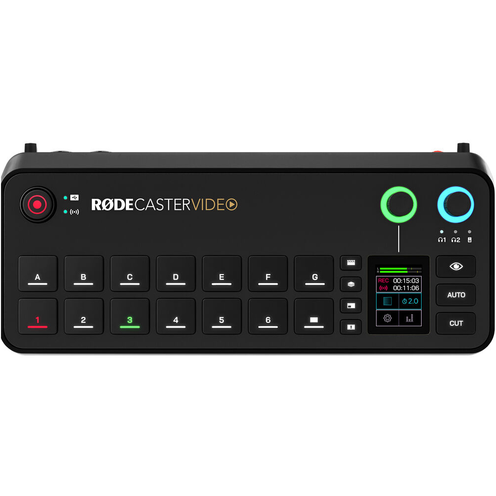 RODE RODECaster Video All-In-One Console with Audio Mixer for Live ...