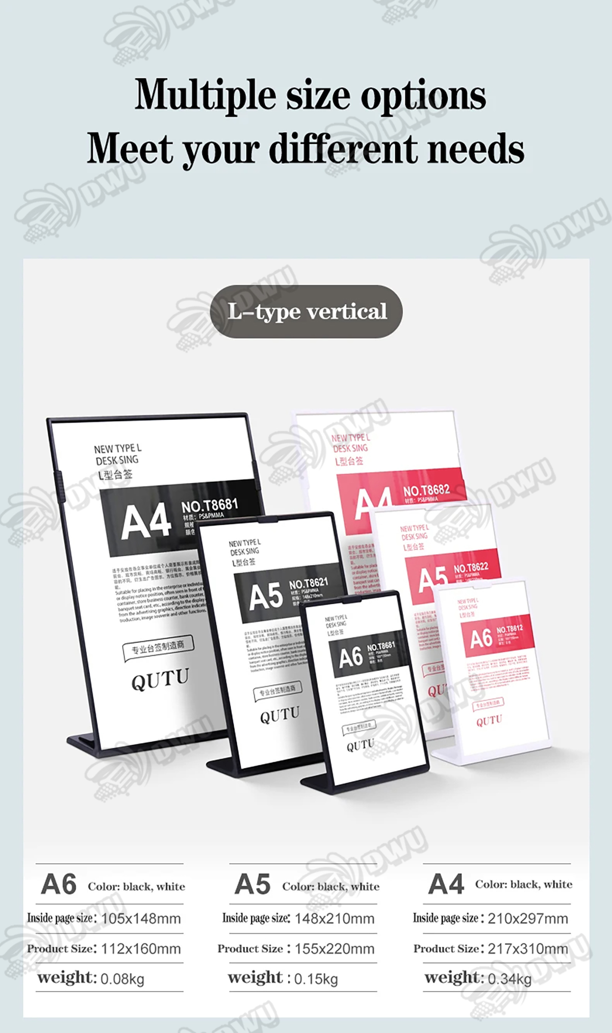 A4 A5 Photo Frame/Restaurant Desktop Display Billboard Milk Tea Shop ...