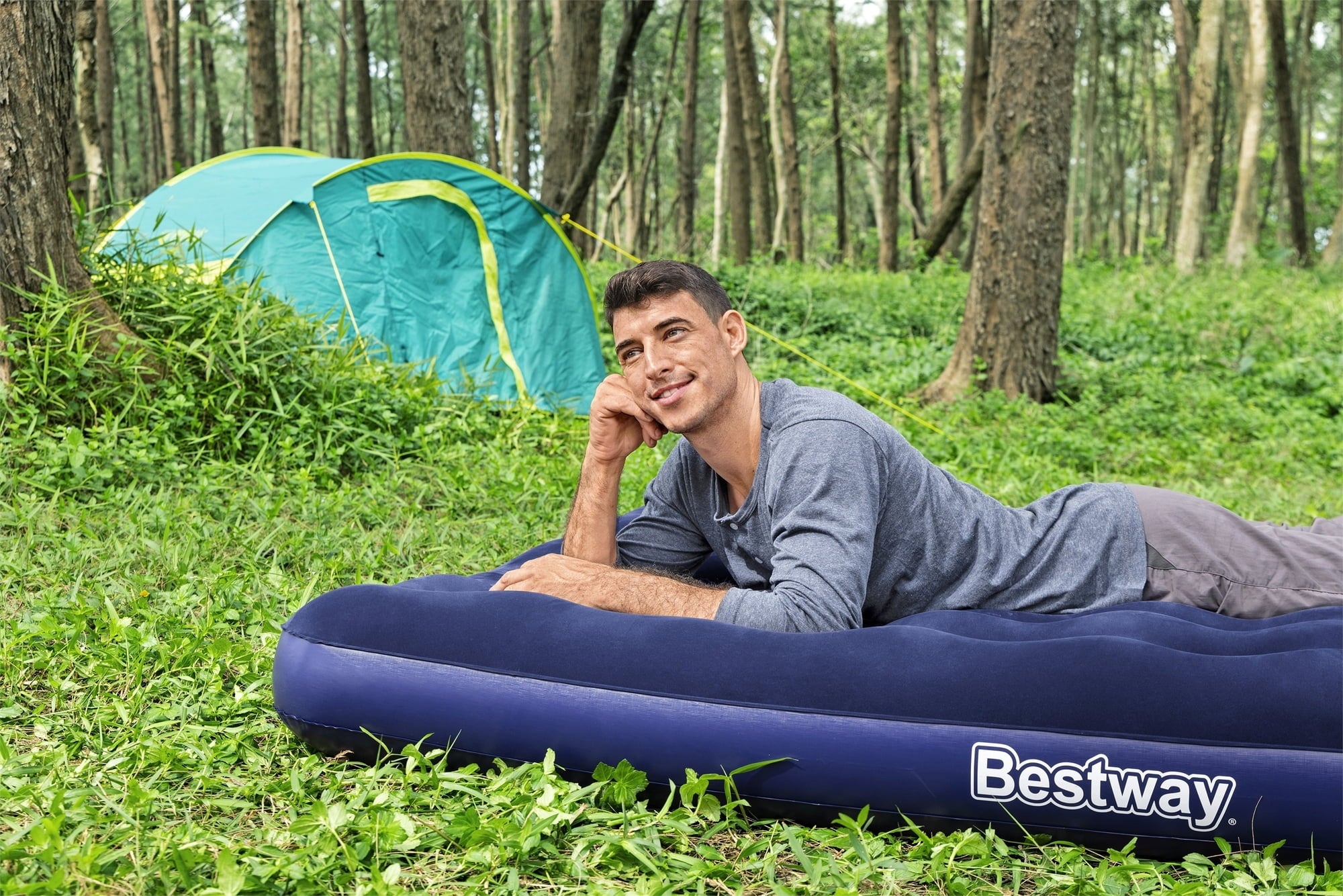 Bestway Air Bed Inflatable Double Person Air Mattress Portable | Shopee ...