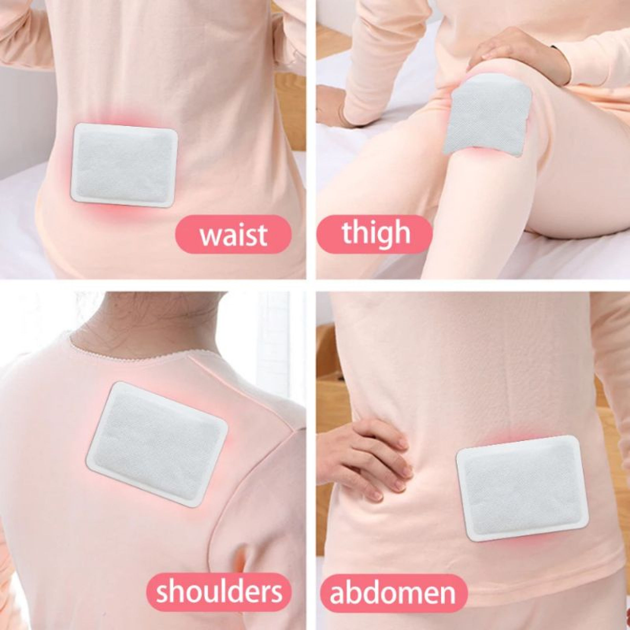 20PCS Menstrual Cramp Pain Relief Heat Patch Hot Compress Body Warmer ...