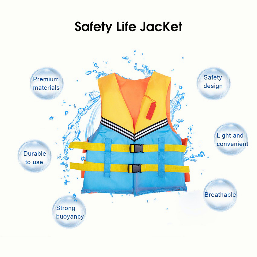 Life Vest Jacket Kids Marine Safety Life Jacket For Outdoor Water Sport ...