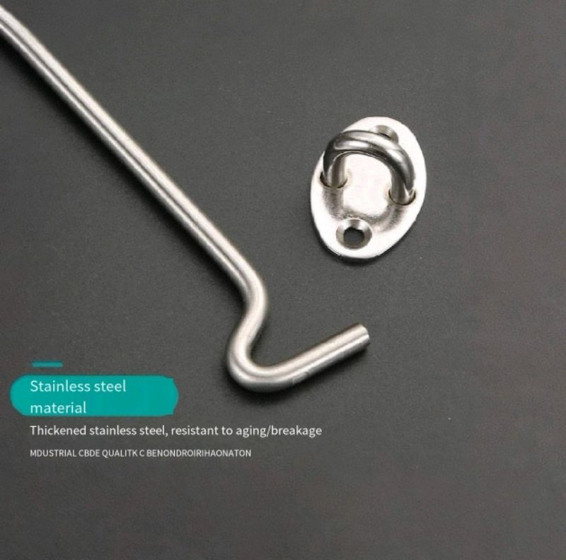 STAINLESS Hook Window Wind Hook Door Window Hook Stainless Door Lock ...