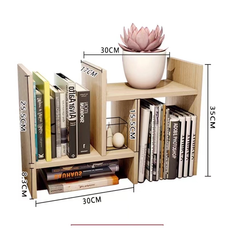 Desktop Rack Shelf Tabletop Multi-layer Shelf Storage Rack Adjustable ...
