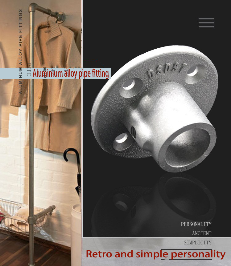 25mm Aluminum Alloy Connector Elbow Tee Base Fittings Connecting ...