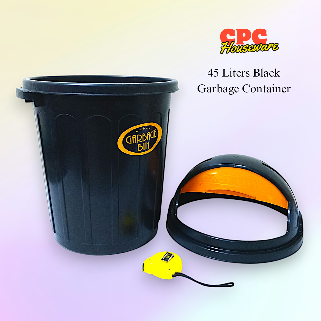 45 Liters Black Garbage Container/High Quality Garbage Bin/Trash Can ...