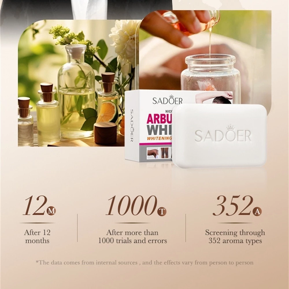 Sadoer Nicotinamide Arbutin Whitening Soap Foreign Language Version ...