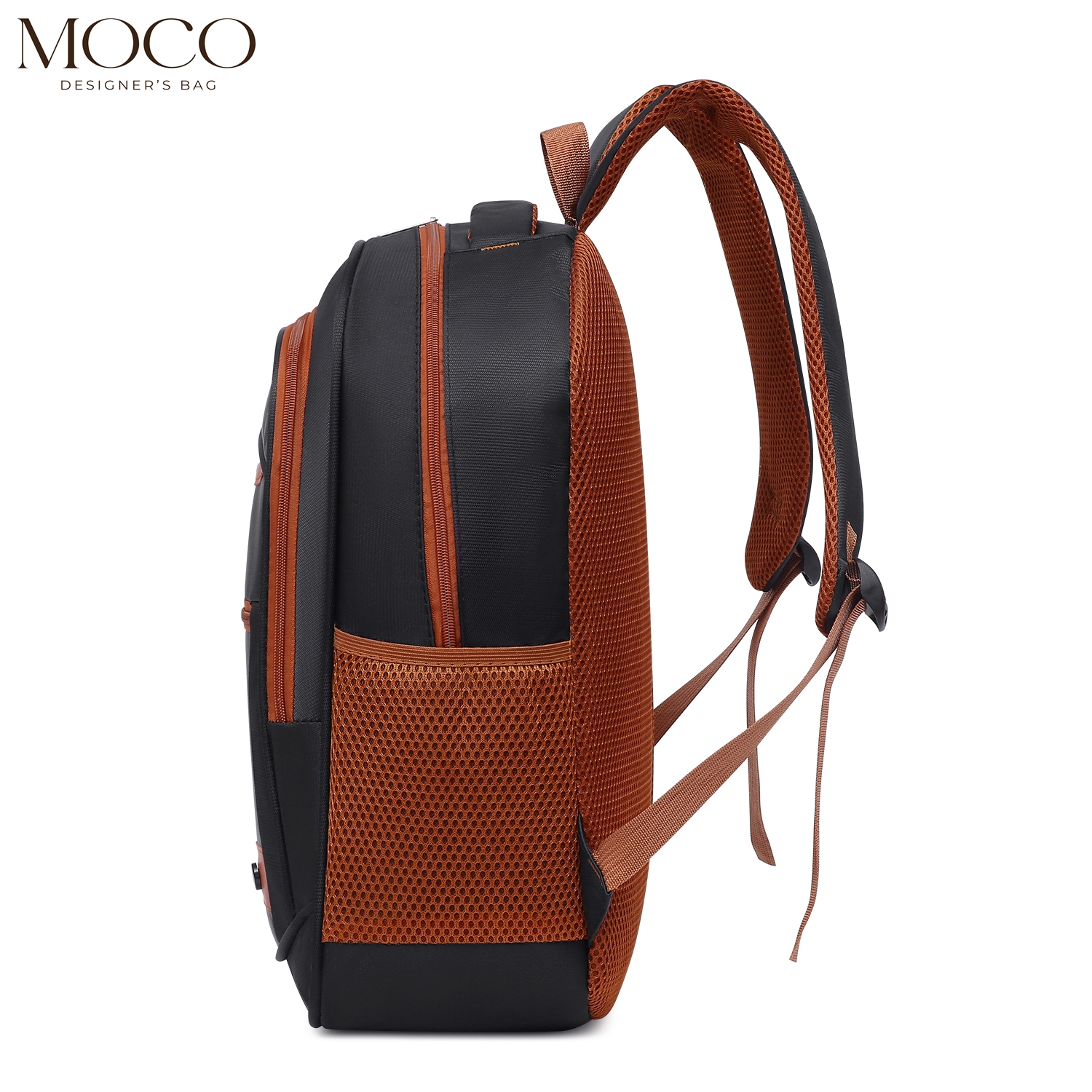 Moco Bags Fashion Men's Large Capacity Canvas Backpack Unisex Travel ...