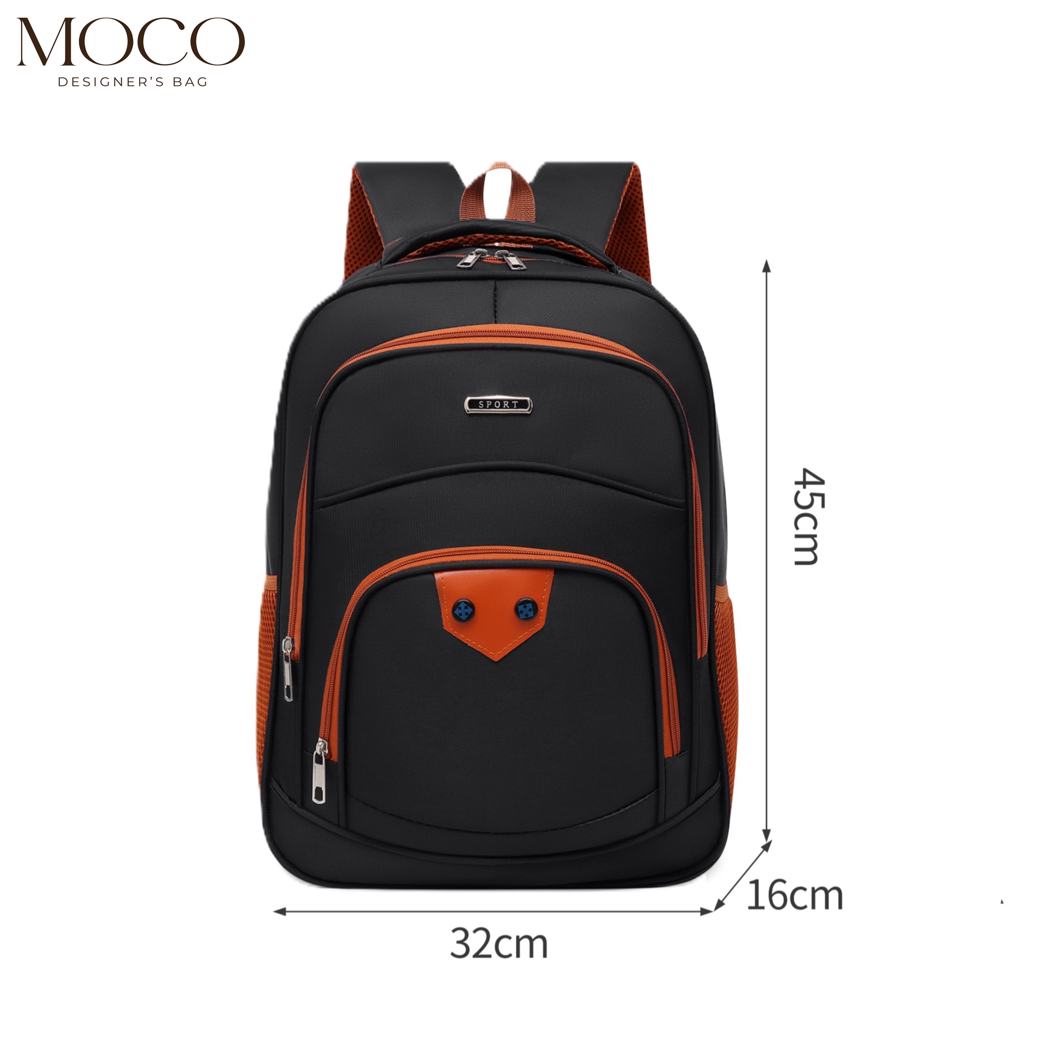 Moco Bags Fashion Men's Large Capacity School Student Laptop Backpack ...