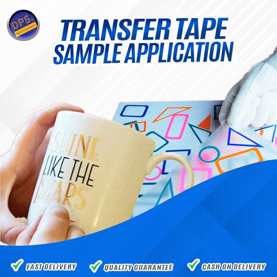 DPS Transfer Tape for Decals / Sticker Labels 2, 4 and 6 Inches x 100 ...