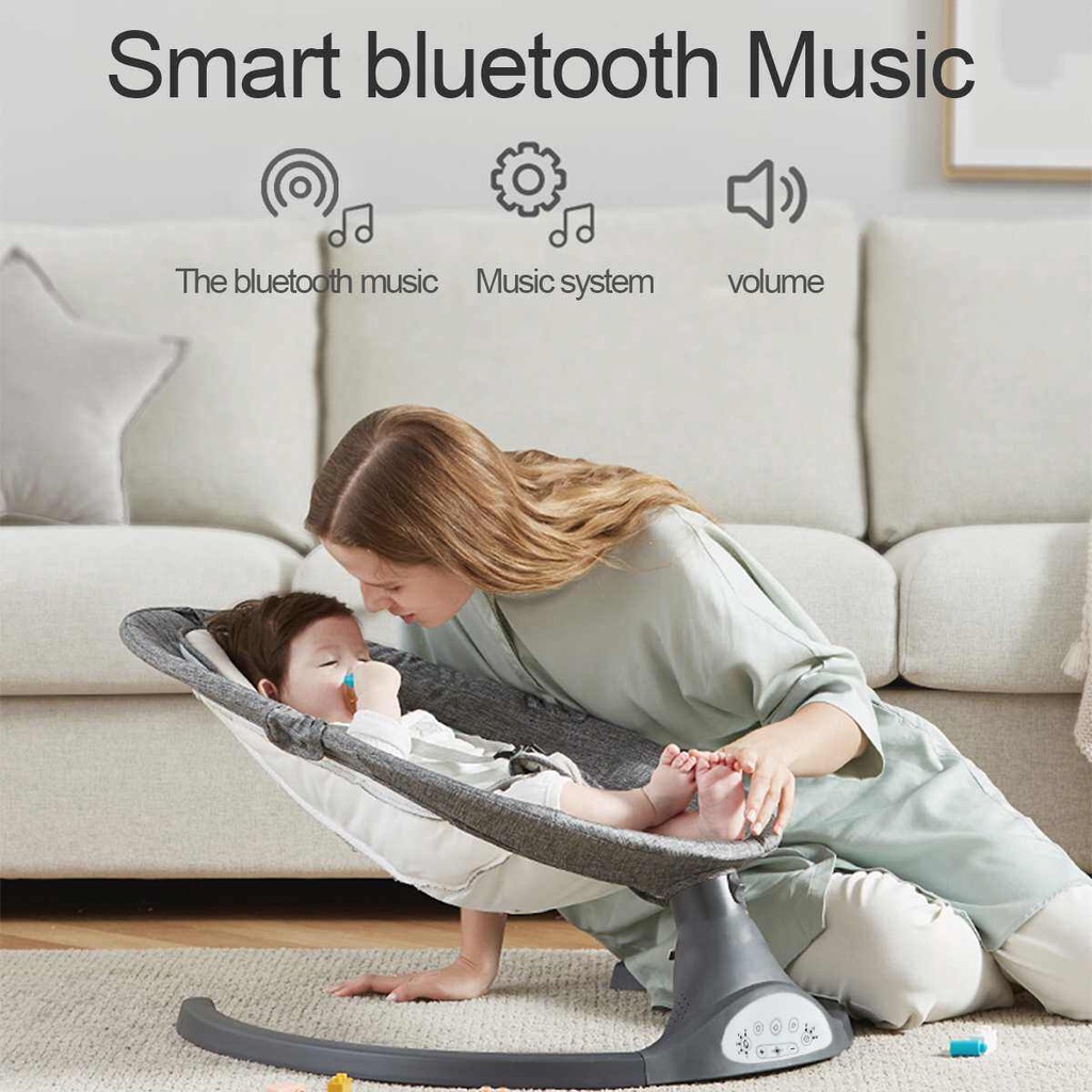Baby electric rocking chair foldable newborn baby rocking chair smart ...
