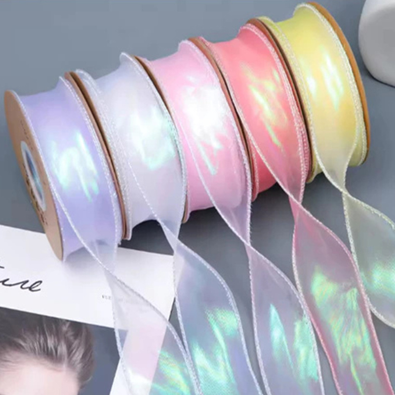 9M Satin Ribbon Fishtail Ribbon Wedding Home Decoration Fantasy Ribbon ...