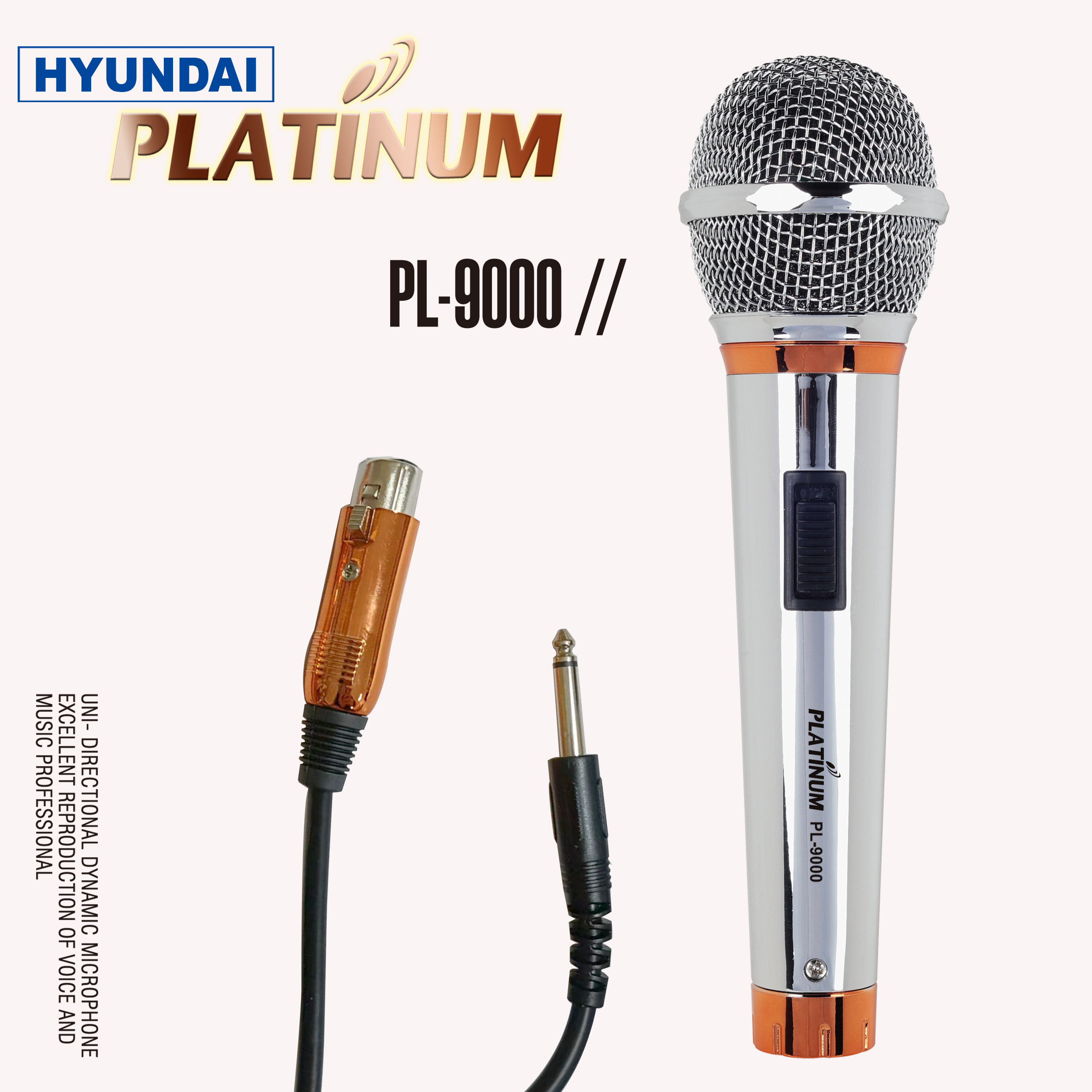 PL-9000 Dynamic Wired Microphone Heavy Duty | Shopee Philippines