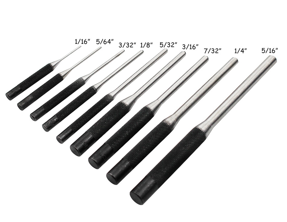 9-Piece Set-Up Punch Round Punch Pieces Roll Pin Punch Set Tool Bolt ...