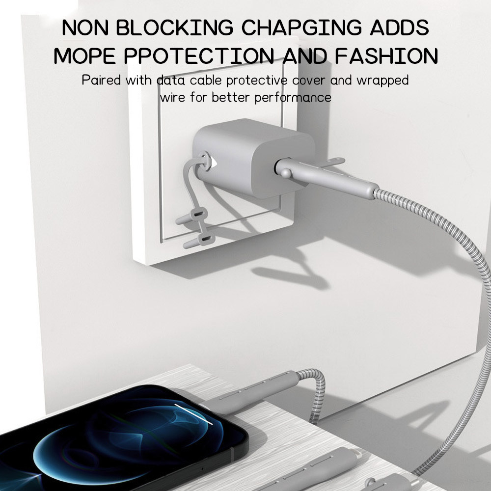 6 In 1 Protective Data Cable SleeveTPU Charging Cable Protector for ...