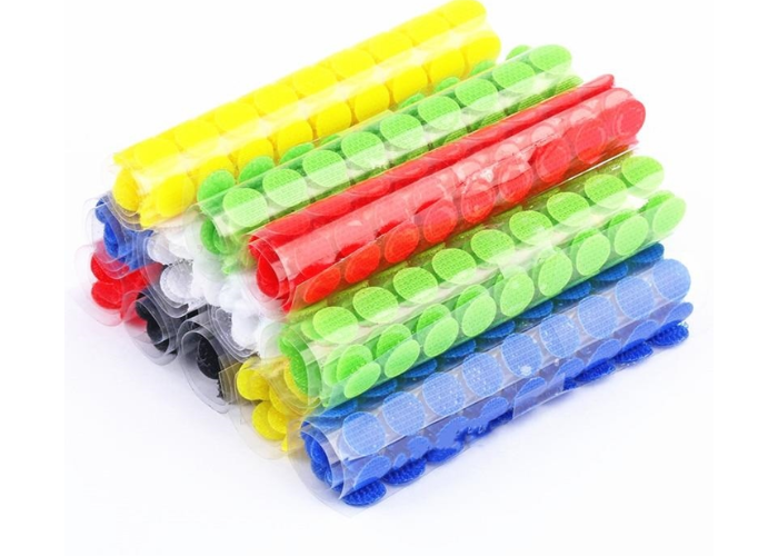 10MM dot 100 pairs Magic Tape Hook and Loop Fastener Strong Adhesive ...
