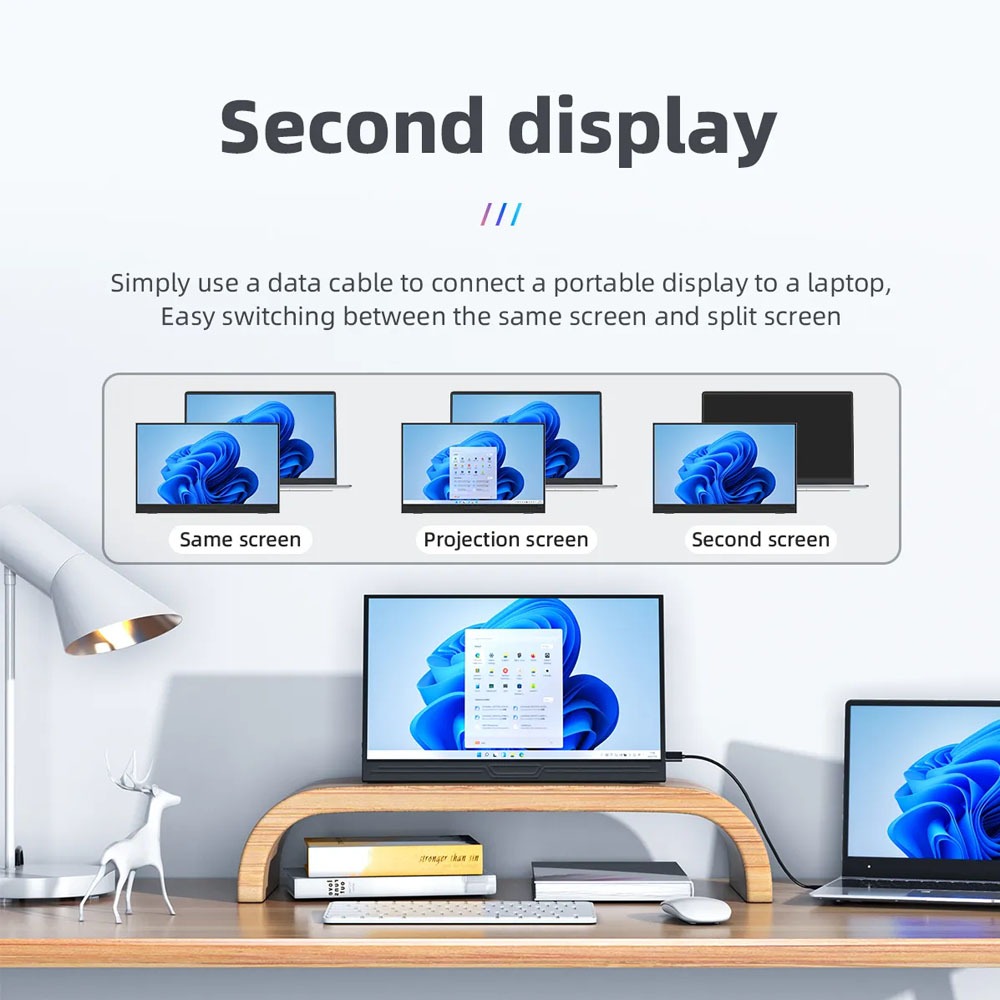 Expose Portable Monitor 16Inch 2560P 4K 144Hz Game Monitor For Laptop ...
