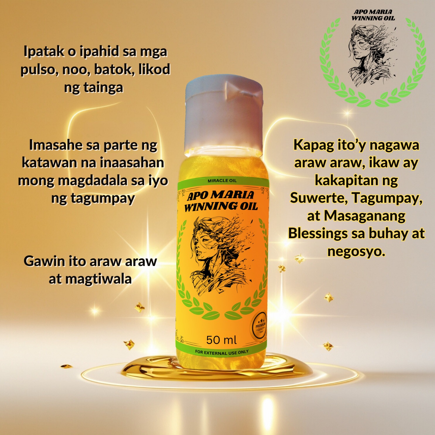 Apo Maria - Winning Miracle Oil 10K likes • 15K followers best winning ...