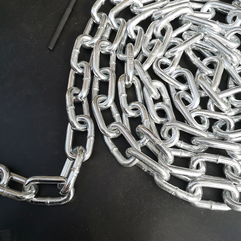 HS 3mm Heavy Duty Steel Chain Kadena Galvanized Sliver Chain for ...