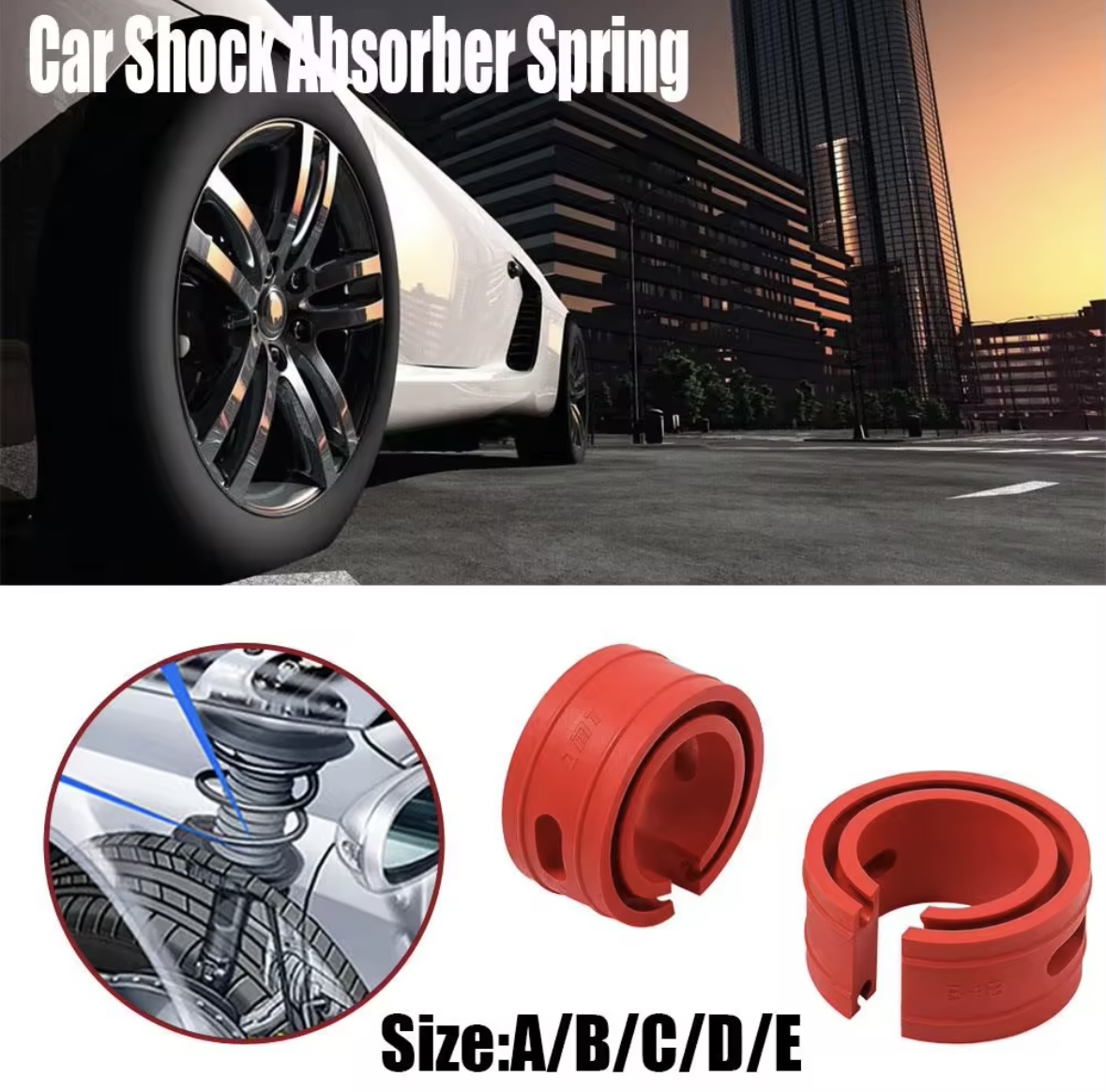 Original Car Auto Shock Absorber Spring Bumper AMT Power Cushion Buffer ...