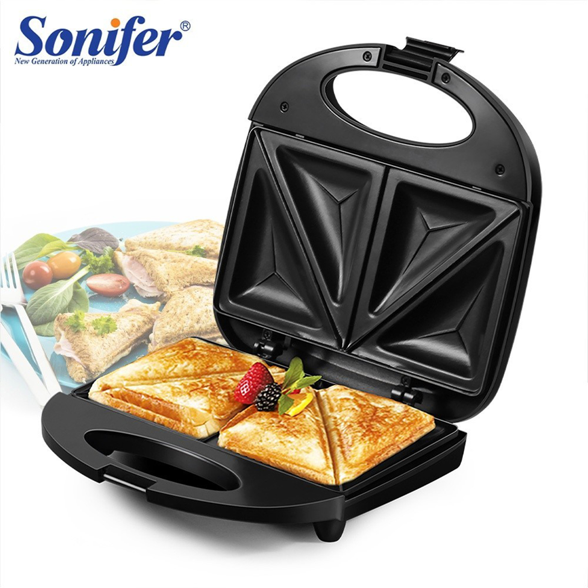 Sonifer sandwich maker Toaster and Electric Panini Press breakfast