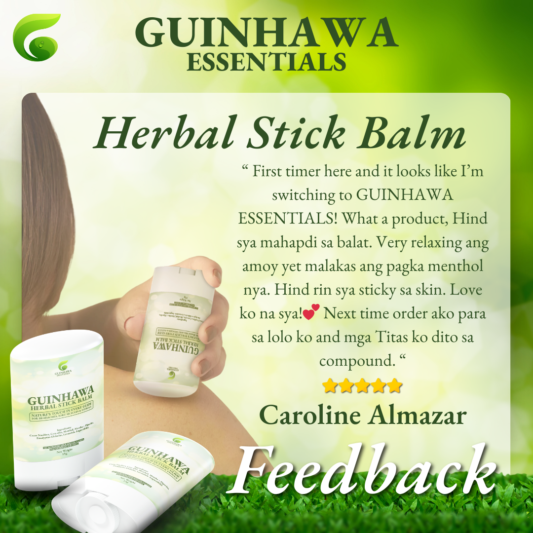 Guinhawa Herbal Stick Healing Balm Relaxing Soothing Muscle Pain Relief ...