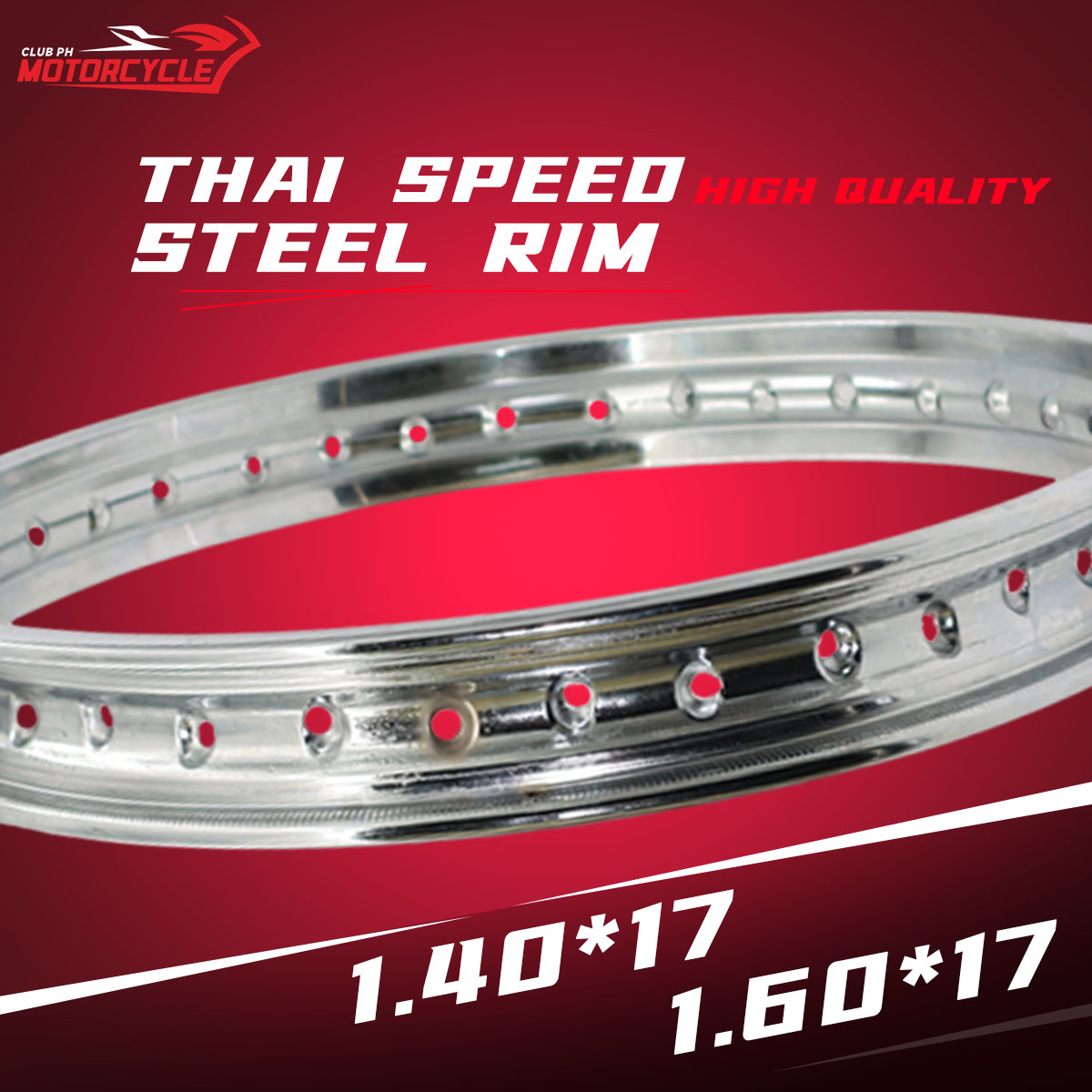 MOTORCYCLE STEEL RIM ALLOY HEAVY DUTY 1.40X17 1.60X17 | Shopee Philippines