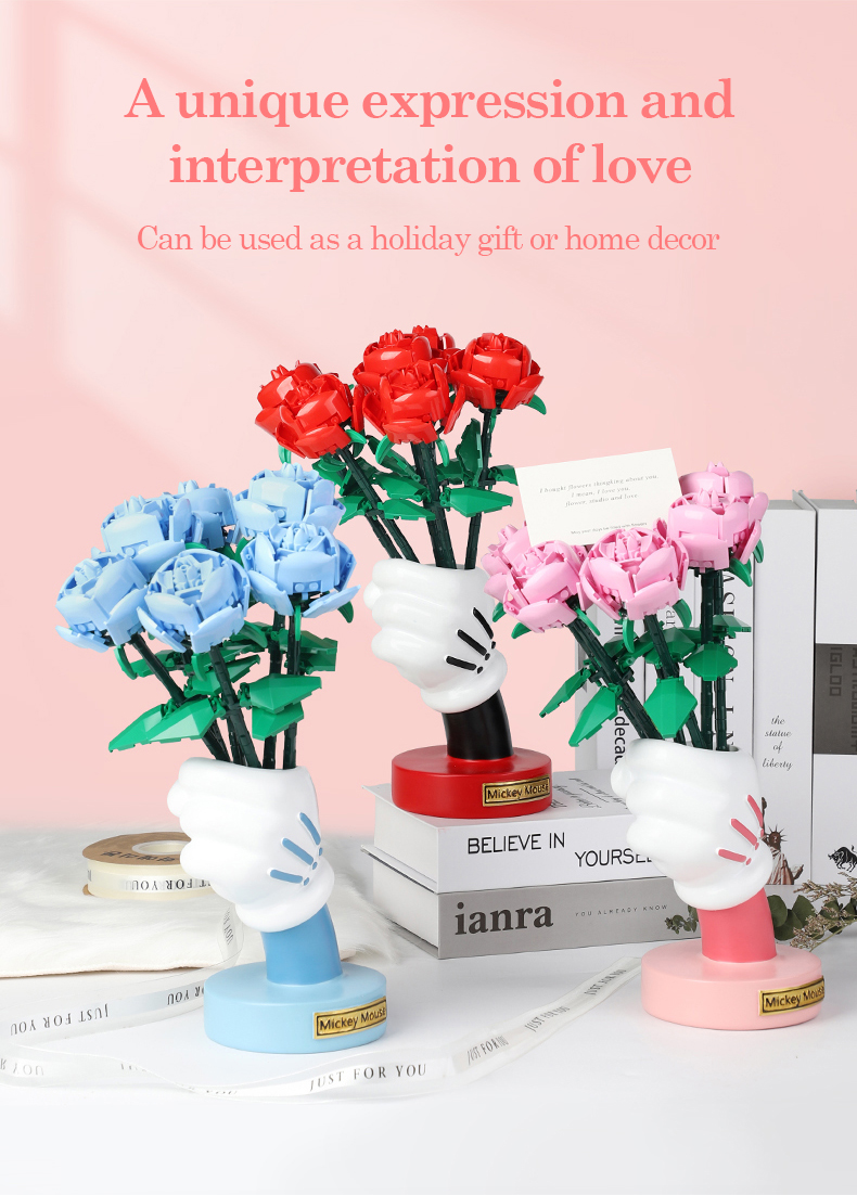 Building Blocks Preserved Flowers Roses flowers Eternal flowers ...