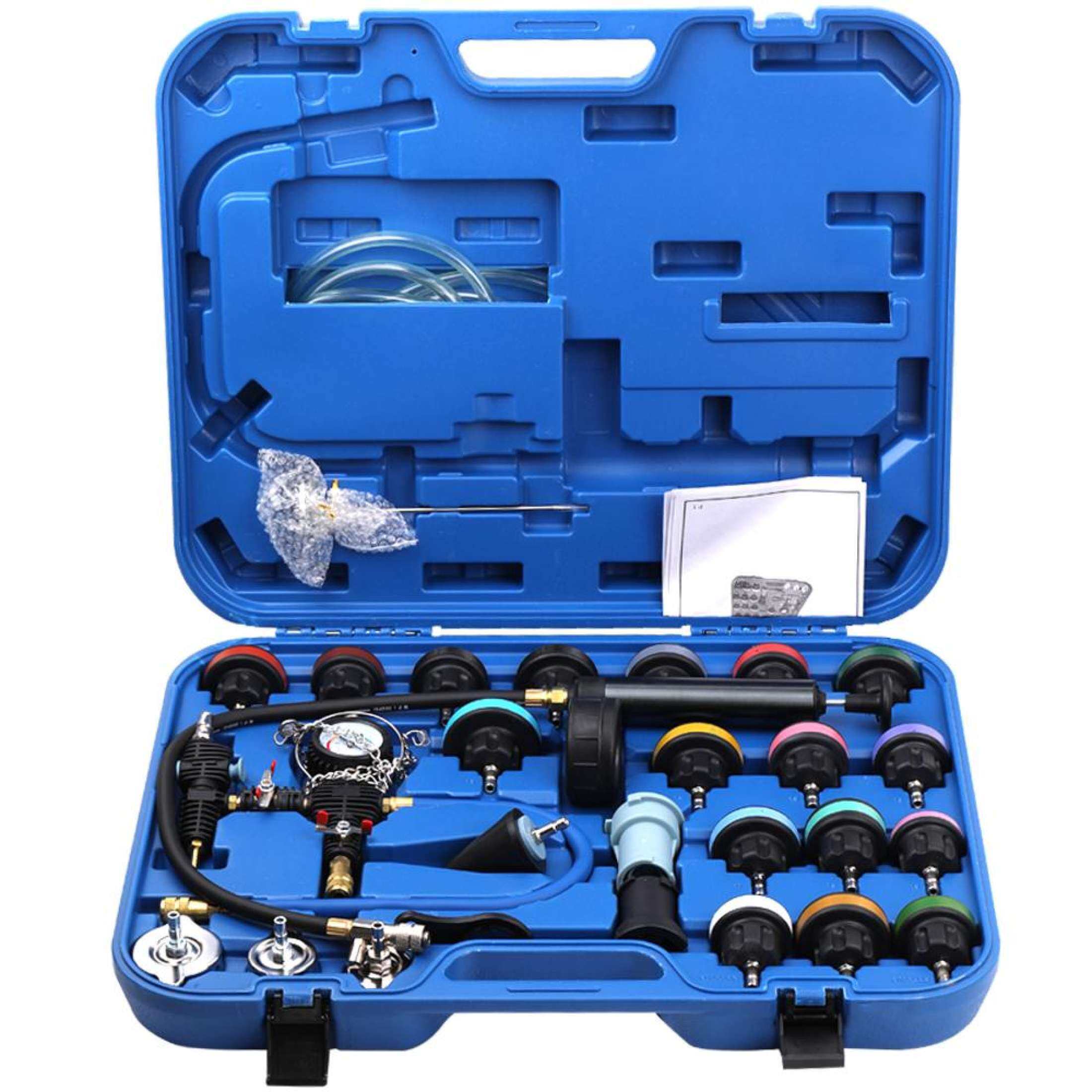 28pcs Universal Radiator Pressure Tester Vacuum Type Cooling System ...