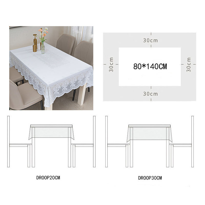 Mantel Tablecloth Pvc Table Cover Waterproof 0ilproof Table Dining ...