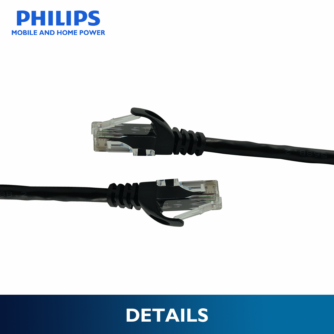 Philips Cat6 Ethernet LAN Cable RJ45 High-Speed Gigabit Network Cable ...