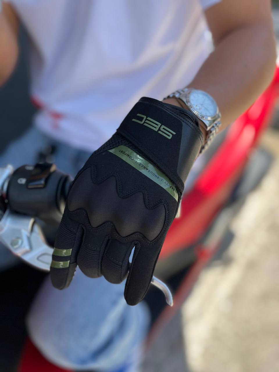 SEC Performance Riding Gloves:Elite Full Finger touchscreen Gloves ...