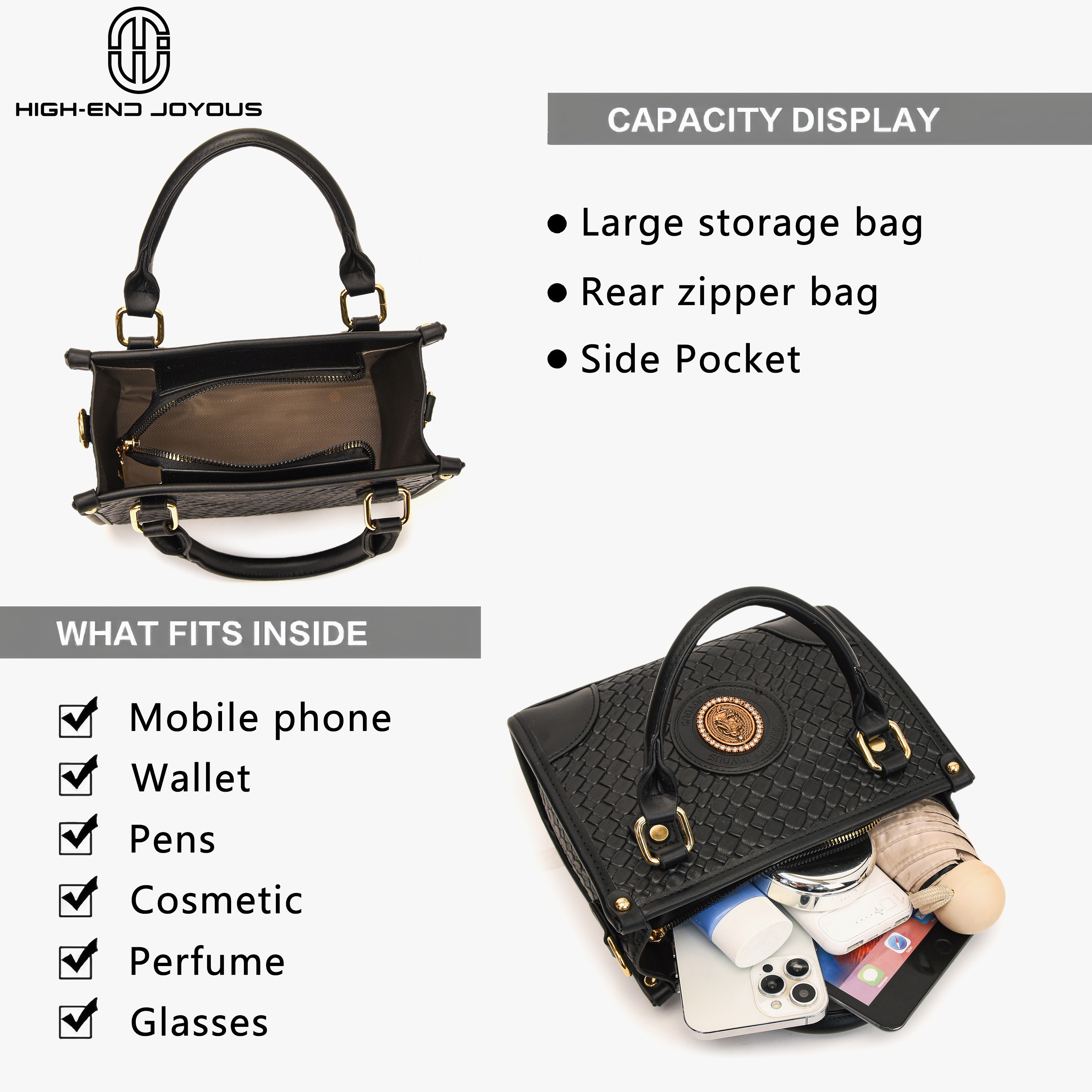 HighEnd Joyous Fashionable singleshoulder slanted largecapacity tote