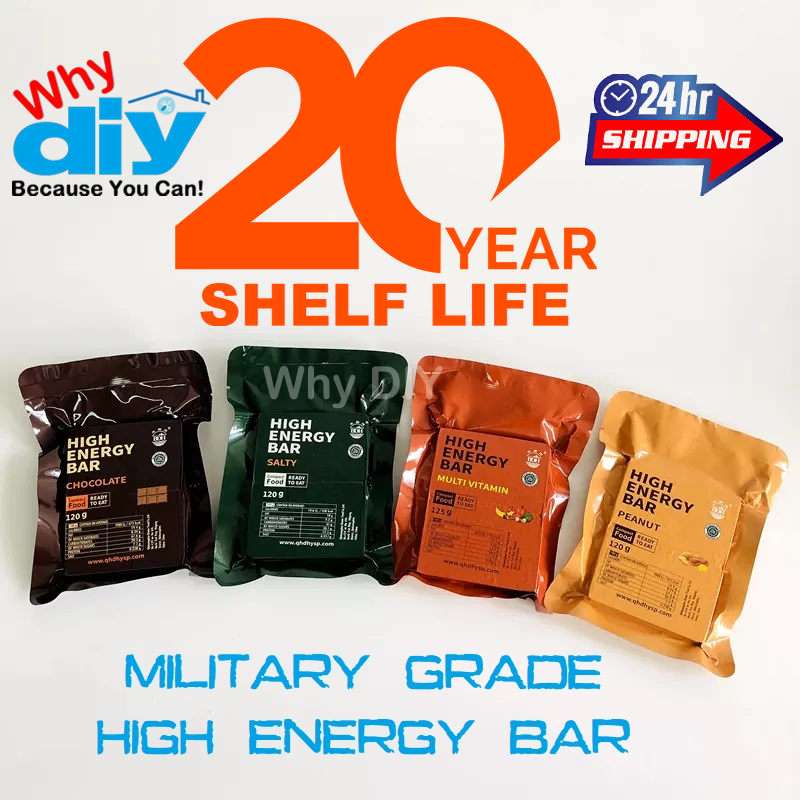High Energy Biscuits - 20-Year Shelf Life Emergency Food Rations ...