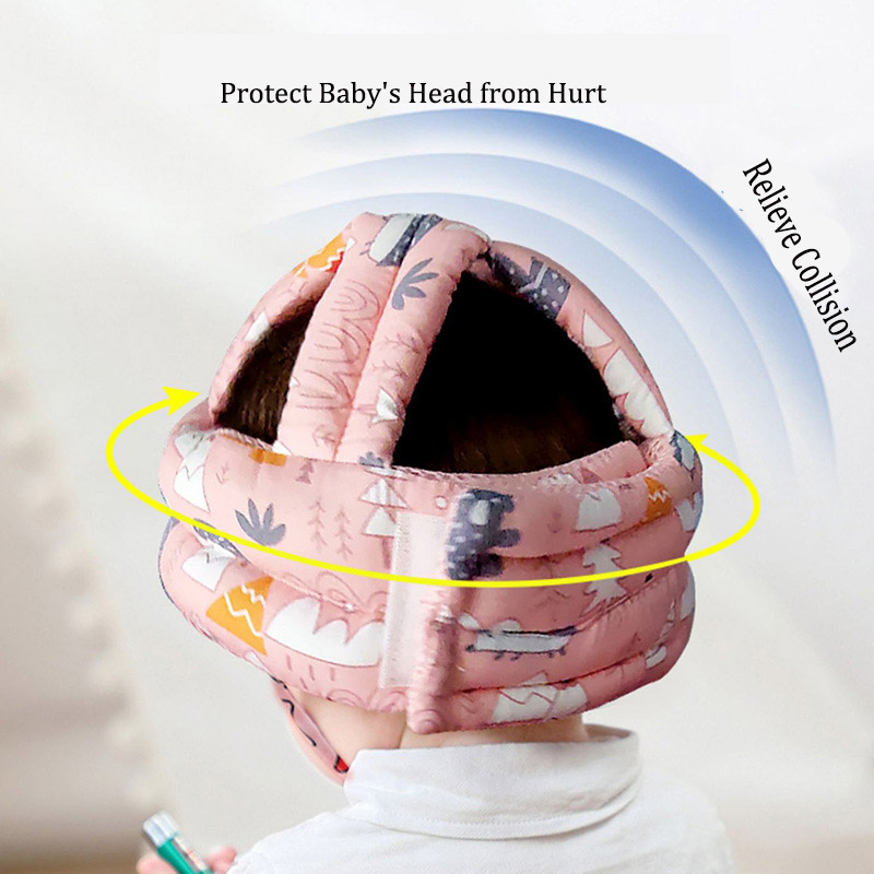 Baby Safety Helmet Head Protection Headgear Toddler Anti-fall Pad ...
