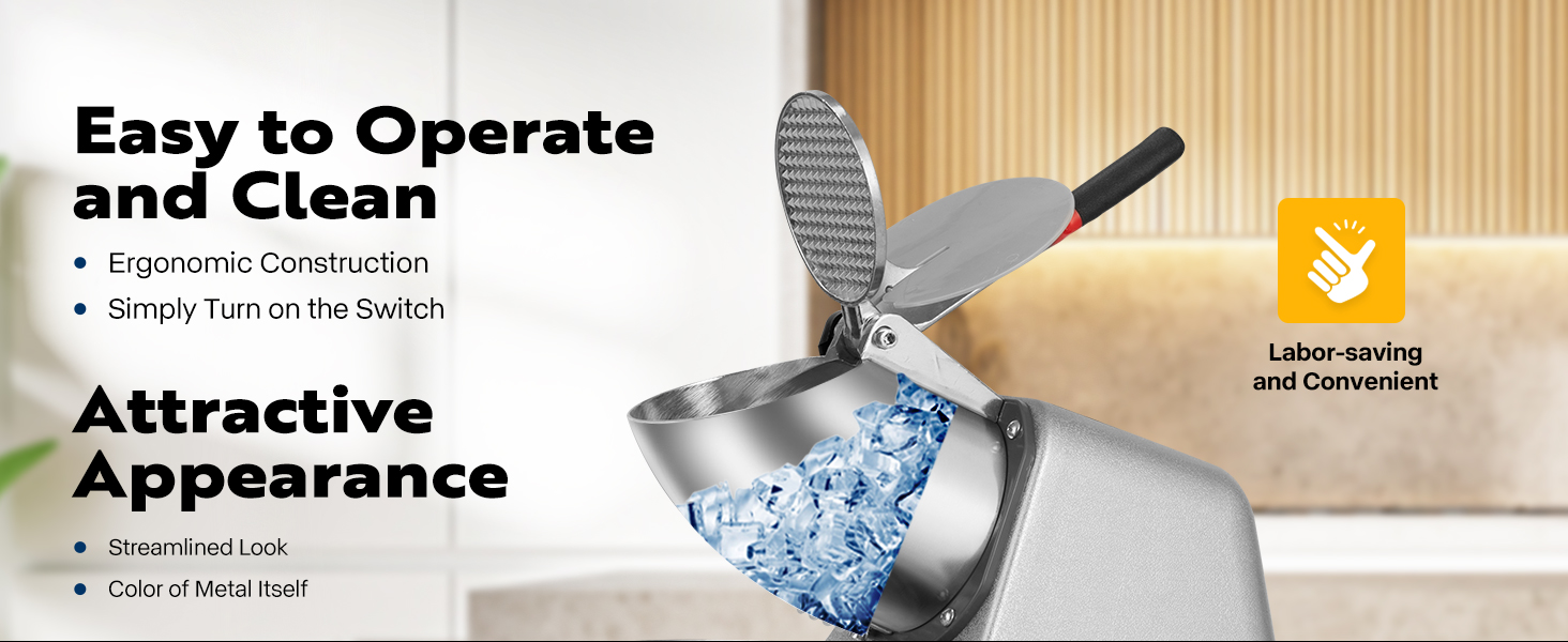 Pøwer - Ice Crusher Heavy Duty Double Blade Commercial Ice Crusher ...
