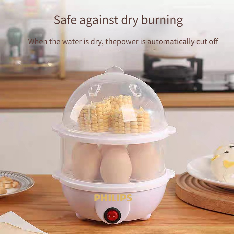 Mini Egg steam Multi-Layer Multifunctional Electric Steamer Breakfast ...