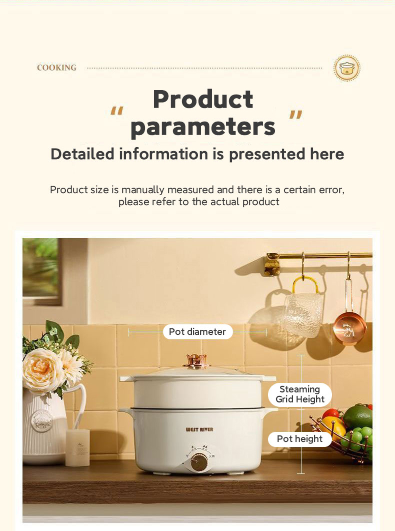 LANAI 5L Multifunctional Electric Cooker 1000W Non Stick Rice Cooker ...