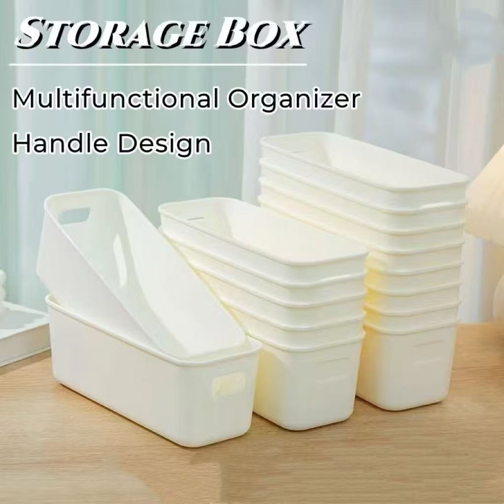 SJW Plastic desktop storage box with handle drawer sorting boxes ...