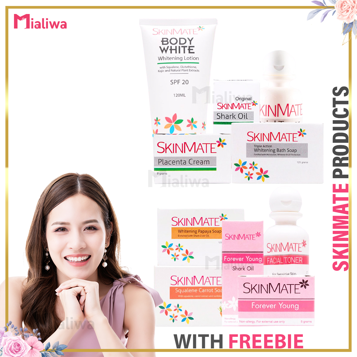 SkinMate Shark Oil, Placenta Cream Forever Young Facial Oil Facial ...