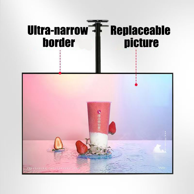 LED ceiling light box wall-mounted advertisement light box menu light ...