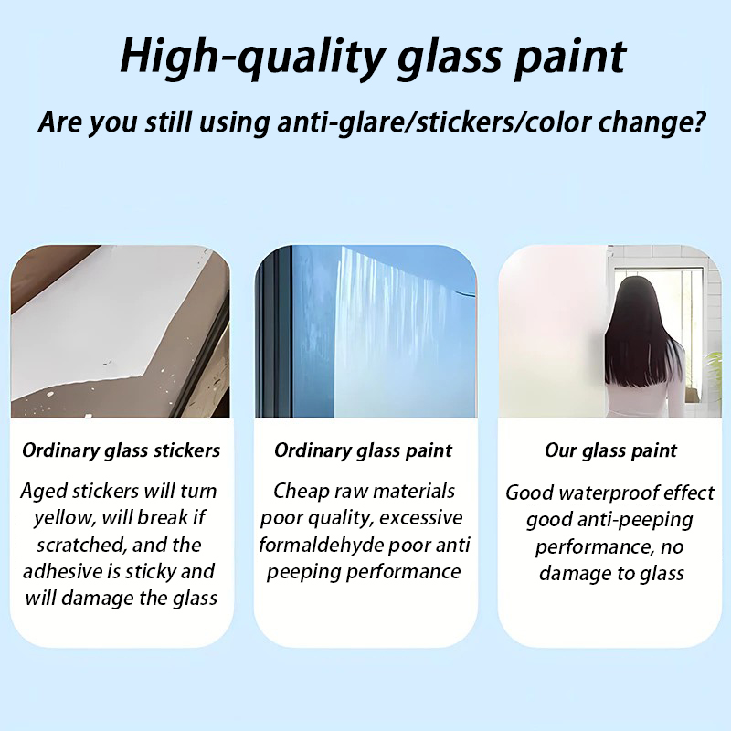 Free Tool Window Sticker Frosted Window Film Paint 500g Protect Privacy ...